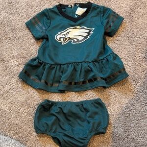 Eagles Logo Baby Cheerleader set